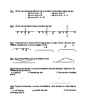Bài tập trắc nghiệm về Quang hình học Vật lí lớp 11